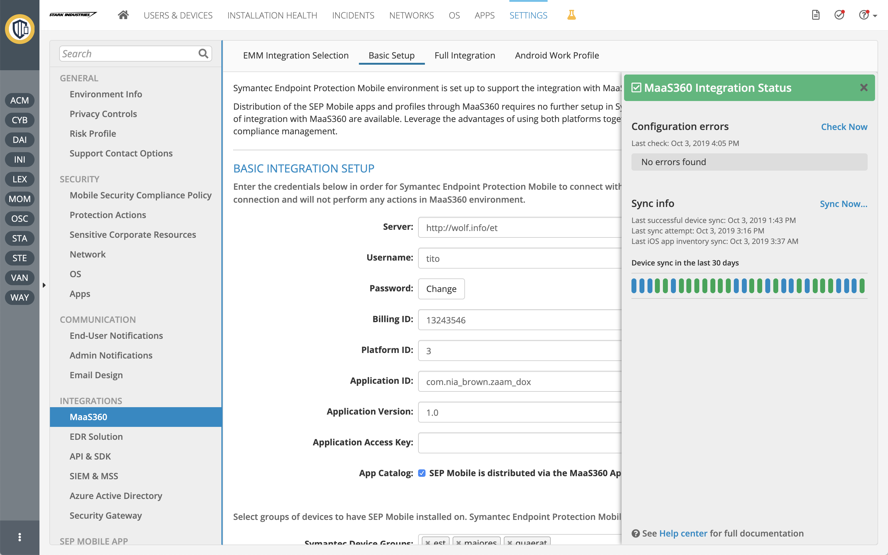Interaction pattern - orientation layout