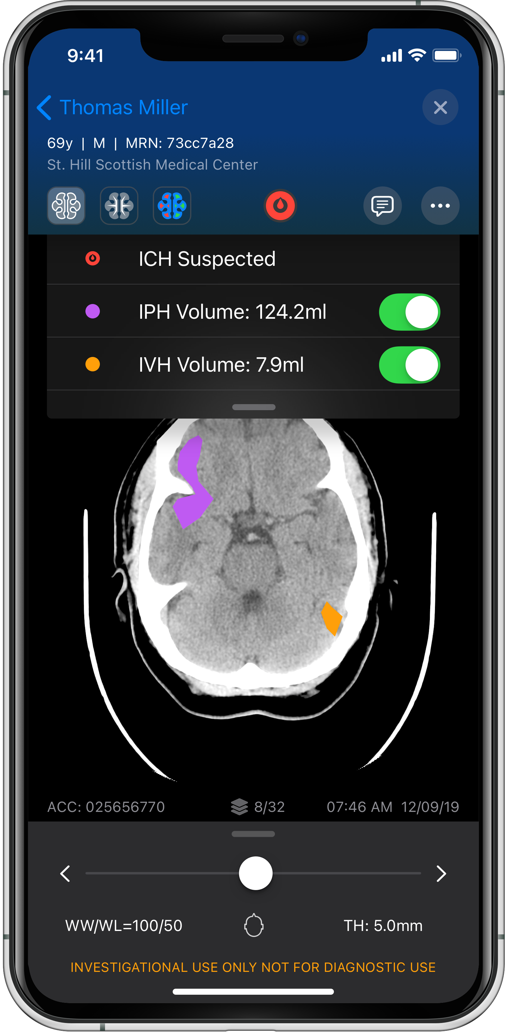 Viz app screen - care coordination