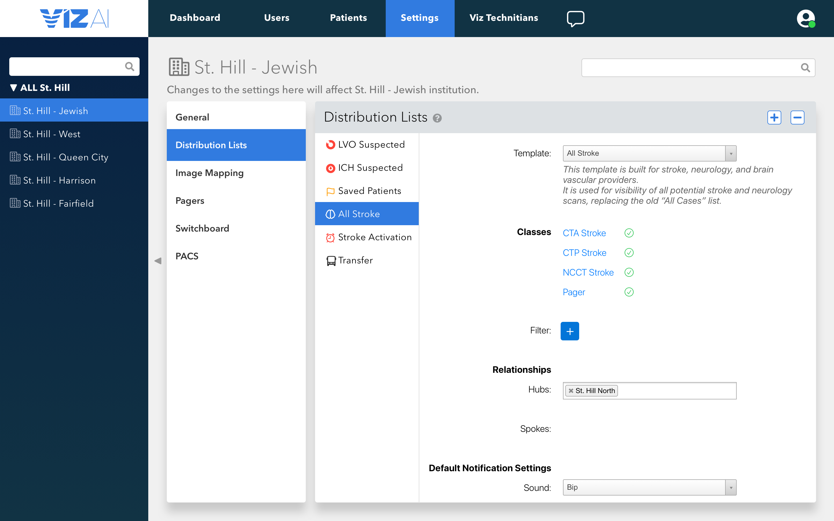 Viz wireframe - navigation flow